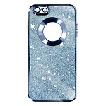 Avizar Coque pour iPhone 6 et 6s Paillette Amovible Silicone Gel  Bleu
