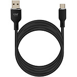 LinQ Câble USB vers USB C Fast Charge 5A Synchronisation Longueur 1.2m Noir