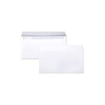 CLAIRALFA Lot de 500 enveloppes blanches de 80g DL 110x220