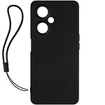 Avizar Coque pour OnePlus Nord CE 3 Lite 5G Silicone Soft Touch Finition Mate Anti-trace  Noir