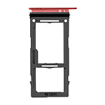 Clappio Tiroir Carte SIM de Remplacement pour Samsung Galaxy S10e S10 et S10 Plus Rouge