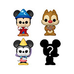 Disney - Pack 4 figurines Bitty POP! Sorcerer Mickey 2,5 cm