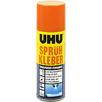 UHU colle en spray, permanente,transparente, flacon de 200ml