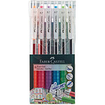 FABER-CASTELL Set 6 stylos roller gel