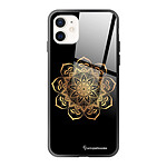 LaCoqueFrançaise Coque iPhone 12 Mini Coque Soft Touch Glossy Mandala Or Design