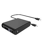 Tiger Powerbank 10000mAh Power Delivery Quick Charge avec 2 Câbles USB-C Noir