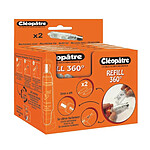 CLÉOPÂTRE Lot de 12 boîtes de 2 recharges Refill pour Effac'Encre 360°