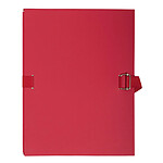 EXACOMPTA Chemise dos extensible papier - 24x32cm - Rouge x 10