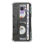 Evetane Coque Samsung Galaxy S9 anti-choc souple angles renforcés transparente Motif Cassette