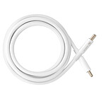 LinQ Câble USB C vers USB C 100W 1.8m pour Ordinateur Portable / MacBook Blanc