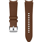 Samsung Bracelet Hybride ET-SHR88SA en cuir pour G Watch 4 Classic 115mm S/M Camel