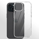 Mayaxess Coque Silicone Souple pour iPhone 15 Transparent