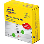 AVERY Pastilles de couleurs, 19 mm, vert