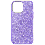 Avizar Coque iPhone 13 Mini Paillette Amovible Silicone Semi-rigide violet