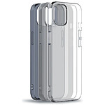 Myway Pack 3 coques pour iPhone 13 Souple Transparent