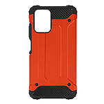 Avizar Coque Xiaomi Redmi Note 10s et Note 10 Relief Antichute Defender II rouge orange