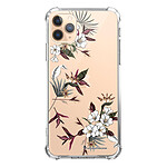 LaCoqueFrançaise Coque iPhone 11 Pro Max anti-choc souple angles renforcés transparente Motif Fleurs Sauvages