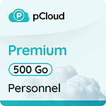 pCloud Premium Personnel 500 Go – Licence 1 an - A télécharger