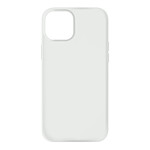 Avizar Coque pour iPhone 13 Mini Silicone Semi-rigide Finition Soft-touch Blanc
