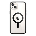 Speck Presidio Perfect Clear Geo Compatible avec le MagSafe pour iPhone 14 Plus Noir
