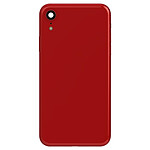 Clappio Châssis Complet pour iPhone XR Cadre central et Vitre arrière Rouge