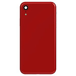 Clappio Châssis Complet pour iPhone XR Cadre central et Vitre arrière Rouge