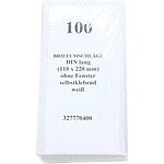 MAILMEDIA Paquet de 100 enveloppes offset blanche DL sans fenêtre