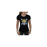 ONE PIECE - Tshirt Skull with map femme MC black - basic - Taille M