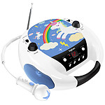 Bigben Lecteur CD portable Bigben Kids Licorne, Micro intégré Blanc