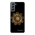 LaCoqueFrançaise Coque Samsung Galaxy S21 5G 360 intégrale transparente Motif Mandala Or Tendance