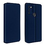 Avizar Housse Honor 9A Clapet Porte-cartes Fonction Support Fin et Élégant Bleu Nuit