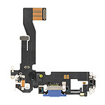 Clappio Connecteur de Charge pour iPhone 12 et 12 Pro de Remplacement Connecteur Lightning Microphone intégré Bleu