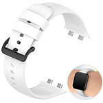 Avizar Bracelet pour Oppo Watch 3 Silicone Soft-Touch Sange à Trous  blanc