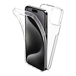 Evetane Coque iPhone 15 Pro Max 360° intégrale Protection avant et arrière silicone transparente Motif
