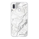 LaCoqueFrançaise Coque Samsung Galaxy A20e 360 intégrale transparente Motif Marbre gris Tendance