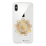 LaCoqueFrançaise Coque iPhone X/Xs 360 intégrale Mandala Or Tendance