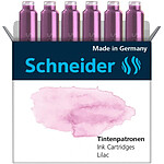 SCHNEIDER Etui de 6 Cartouches d'encre pour Stylo plume Pastel Lilas x 10