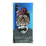 Evetane Coque Xiaomi Redmi 9A anti-choc souple angles renforcés transparente Motif Tigre Fashion