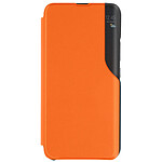 Avizar Étui Folio pour pour Samsung Galaxy A34 5G Clapet Fenêtre Affichage Heure Support Vidéo  Orange