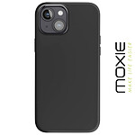 Moxie Coque pour iPhone 15 Plus Semi-rigide Intérieur Microfibre Noir