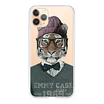 Evetane Coque iPhone 11 Pro silicone transparente Motif Tigre Fashion ultra resistant