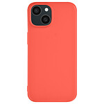 Avizar Coque pour Apple iPhone 15 Silicone Soft Touch Mate Anti-trace  corail