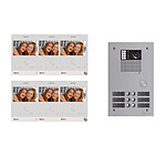 Golmar - Kit interphone vidéo collectif BUS 2 fils G2P 6 appels - GKVG2P/206