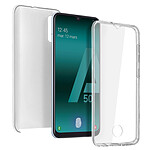 Avizar Coque Samsung Galaxy A50 Protection Arrière Rigide Avant Tactile transparent