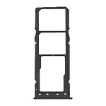 Clappio Tiroir Carte SIM de Remplacement pour Samsung Galaxy A10 Noir