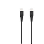Muvit Câble USB-C vers USB-C Charge 60W et Synchronisation 1,2m Noir