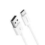 Fairplay Câble de Charge USB vers USB-C 1 Mètres Charge + Synchro  Blanc