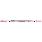 PENTEL Surligneur Illumina Flex Pastel, rose pastel x 10