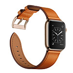 Avizar Bracelet pour Apple Watch 41mm et 40mm et 38 mm Cuir véritable  Camel