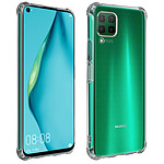 Avizar Coque Huawei P40 Lite Silicone Flexible Coins Bumper Transparent